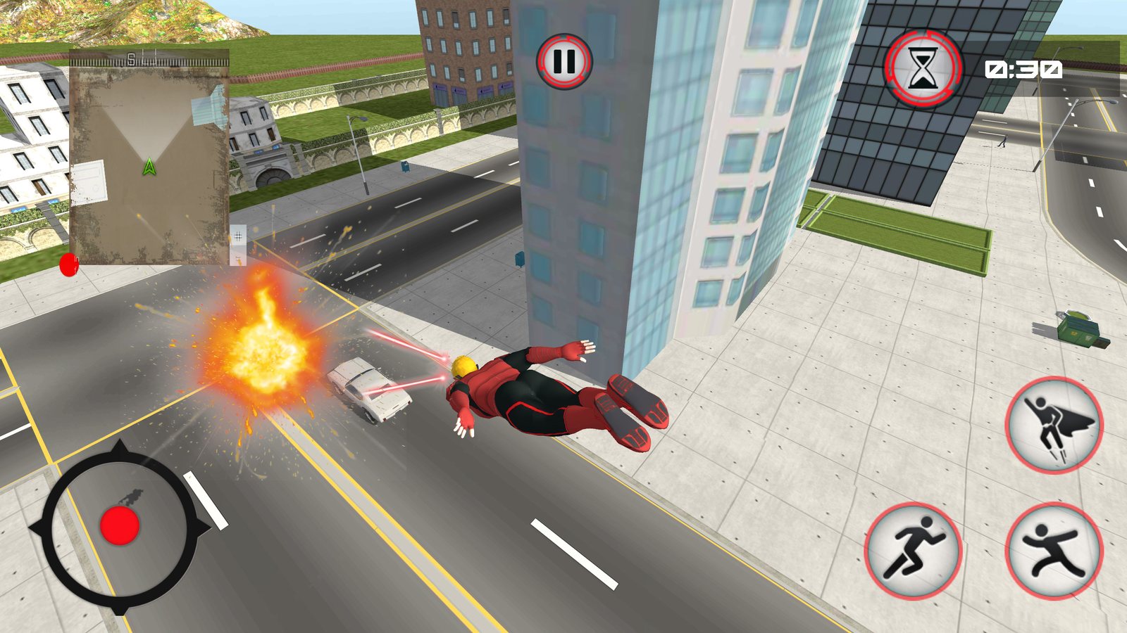 Screenshot from Superhero: Monster City Battle